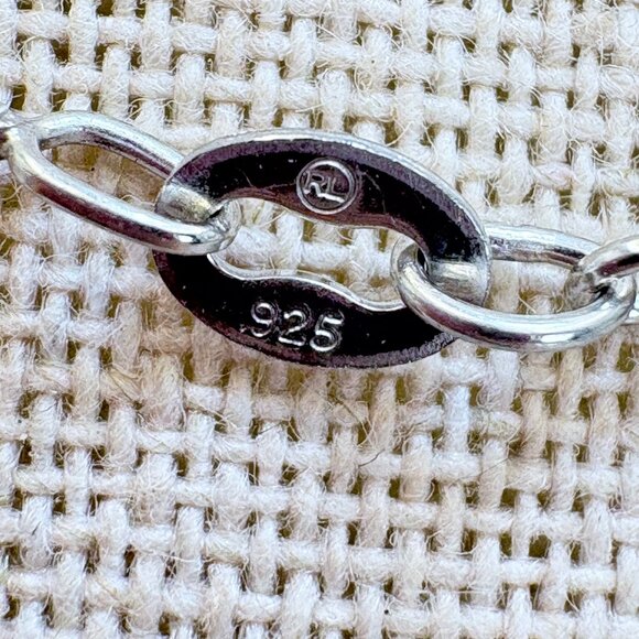 VTG Sterling Silver 925 Horse Pendant Box Link Chain Necklace Size 18" Length - Picture 10 of 14